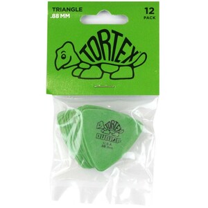 JIM DUNLOP Tortex Triangle 0.88mm Green Player's Pack ギターピック 12枚パック