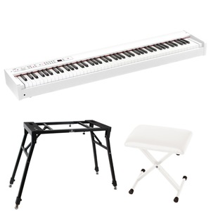 KORG D1 WH DIGITAL PIANO 電子ピアノ ホワイトカラー 4本脚型スタンド X型椅子付きセット