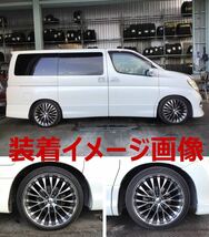 hyperion ハイペリオン 20インチ アルミホイール 20x8.5J +45 5穴 PCD114.3 4本 245/35R20 タイヤ付 クラウン アルファード エルグランド等_画像10