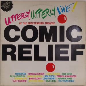 中古LPレコード(簡易洗浄済み)：コミック・リリーフ・ライヴ UTTERLY,UTTERLY、LIVE / COMIC RELIEF (国内盤：P-13323)