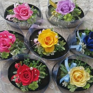 Сохраненные цветочные маленькие подарки с цветами и цветами ленты