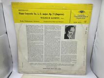 [X-872] 英【grammophon:DGM 18131】Beethoven*, Wilhelm Kempff, Berlin Philharmonic Orchestra*, Paul van Kempen 他_画像2