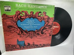 [X-916]独【ELECTROLA:WCLP633】Bach-KANTATEN/Nr.51Jauchzet Gott in allen Landen Nr.71Gott ist mein Konig クラシック　LP