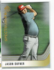 2021 UD SP Authentic Golf Jason Dufner Spectrum FX