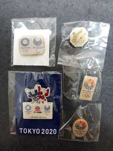 東京オリンピック　ピンバッジ ピンバッチ　2020　アース製薬　5個セット　ピンズ　未使用
