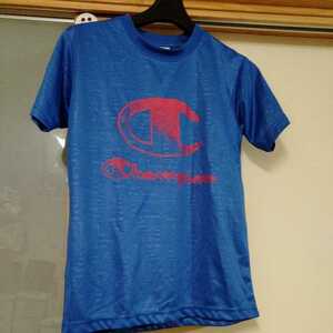 チャンピオン 150 Tシャツ　未使用　新品　青　ブルー　半袖　dふ