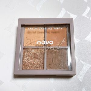 NOVO アイシャドウ No.5330 04# 4色グリッターアイシャドウパレット