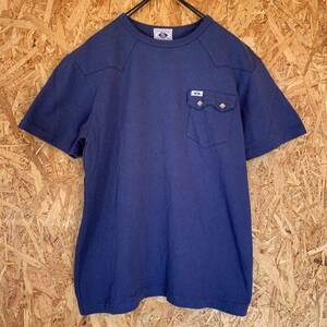美品　STORMY BLUE ポケットTシャツ 日本製　Tee T-SHIRT 半袖Tシャツ　お洒落　ユニセックス　564