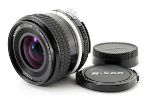 ・即決 Nikon ニコン Ai NIKKOR 35mm f/2.8 Wide Angle MF Lens Fマウント マニュアルフォーカス 単焦点 カメラレンズ 広角 A167