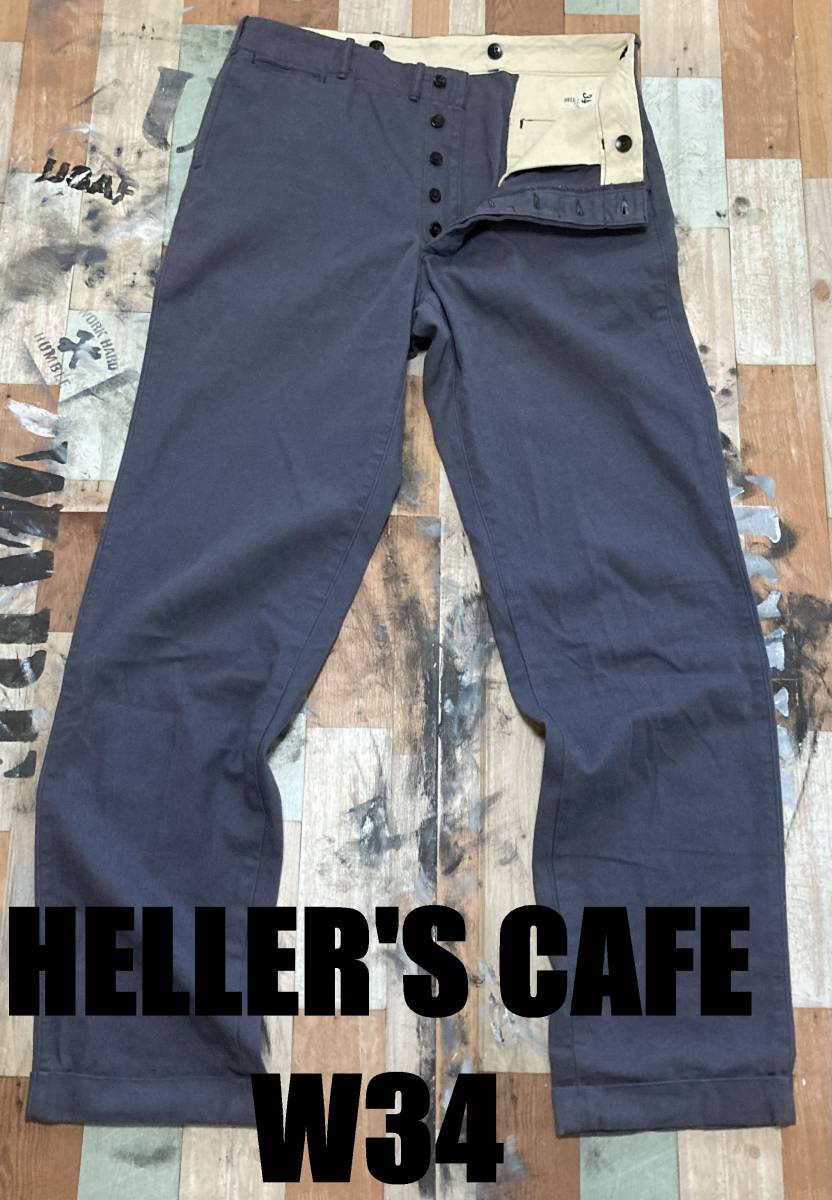 公式販売品 HELLERS CAFE　ヘラーズカフェ　ノンパレイルデニムジャケット Gジャン/デニムジャケット