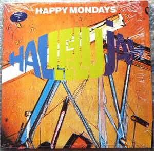 ☆HAPPY MONDAYS(ハッピー・マンデイズ)/HALLELUJAH◆メガレアな89年発売のオリジナルUS盤(ELEKTRA 9 60945-1)シュリンク＆ステッカー付き