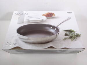 ★送料無料★高級フライパン★マイヤー(Meyer) フライパン 26cm ステンレス IH対応 底面三層構造 「マキシム」 【国内正規品】 MXS-P26