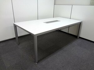 [ metropolitan area limitation / our company delivery / week-day limitation delivery ]oka blur 4L12 W2100 D1100 large conference table mi-ting strike .. regular price 24 ten thousand 