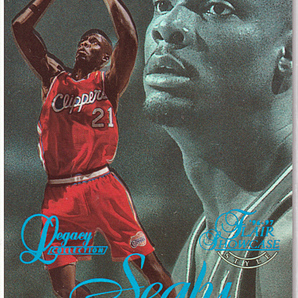 96-97 Flair Showcase Legacy Collection ROW2 #77【MALIK SEALY】006of150 CLIPPERSの画像1