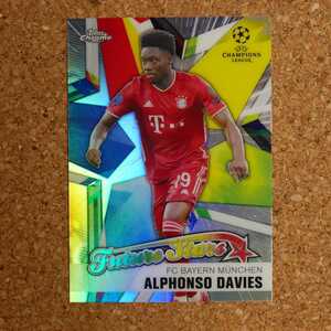 topps chrome Alphonso Davies トップスクローム アルフォンソデイヴィス バイエルンミュンヘン カナダ future stars refractor