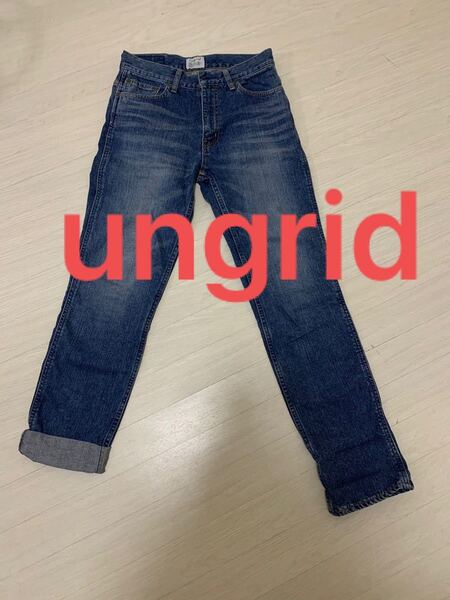 デニムパンツ　ungrid アングリッド　日本製 