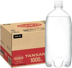 § 送料無料 新品 アサヒ飲料 ウィルキンソン タンサン ラベルレスボトル 1L × 12本 炭酸水