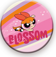 Power Puff Girls (パワーパフガールズ) Blossom 缶バッジ (ピンタイプ)