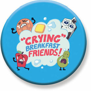 Steven Universe (スティーブン・ユニバース) Crying Breakfast 缶バッジ (ピンタイプ)