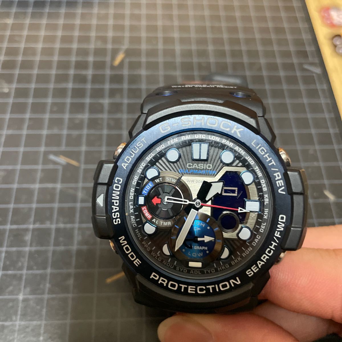 G-SHOCK マスターオブG マスター・イン・マリンブルー GN-1000MB-1AJF ...