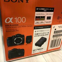 未使用 ソニー SONY α デジタル一眼レフ DSLR-A100K_画像2