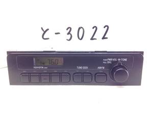 TOYOTA( Toyota ) 86120-52041 front AUX correspondence AM/FM radio Probox original prompt decision guaranteed .-3022