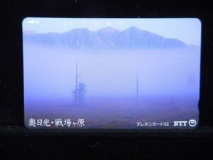 テレカ 奥日光 戦場ヶ原 50度数 未使用 T-1096