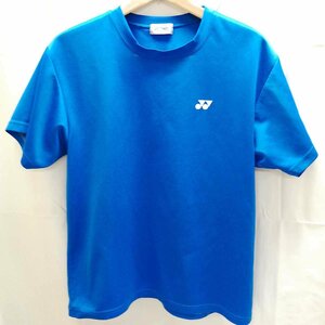 【中古】ヨネックス プラシャツ 半袖シャツ M ブルー YONEX サイズM バドミントンウェア