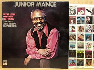 JUNIOR MANCE WITH A LOTTA HELP FROM MY FRIENDS LP US盤 SD-1562