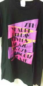 再再値下げ中古元乃木坂46公式7th YEAR BIRTHDAY LIVE特典【西野七瀬】Tシャツ