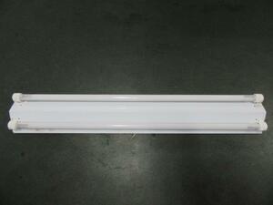 アイリスオーヤマ エコハイルクス 直管LEDランプ専用照明器具 IRLDFL42BFJ 防湿防雨 逆富士型 40形x2灯 両側給電 HE140 LDG40S 2本付き