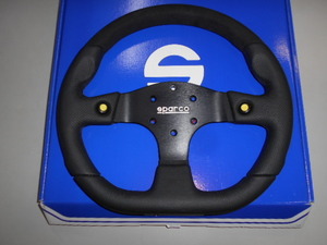  Sparco Japan regular goods SPARCO L999 steering gear (s.-do/ leather )( stock goods )* postage extra .