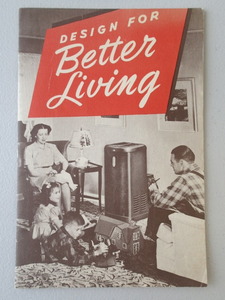 【Old Coleman U.S.A.】DESIGN FOR Better Living 1940年代 カタログ　ブックレット（小冊子）U.S.A.版★コールマン コレクションに