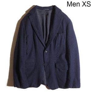 A4206P　▼COMME des GARCONS HOMME コムデギャルソン オム▼　16AW 縮絨ウール テーラードジャケット ネイビー XS 紺 秋冬 rb mks