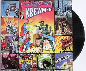 美盤 綺麗 ★ 廃盤 LP レコード ★ 超名盤 1st アルバム 1986年 オリジナル盤 ★ THE KREWMEN ★ サイコビリー ネオロカビリー