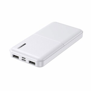 モバイルバッテリー 急速 10000mAh モバイル充電器 Type-C UAB-A PSEマーク有 ホワイト HIDISC HD-MB10000TAWH-PP/1103/送料無料