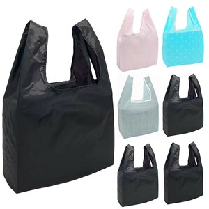新品6個セット エコバッグ コンビニバッグ コンパクト買い物袋 ショッピングバッグ 買い物バッグ トートバッグ 折りたたみバッグ