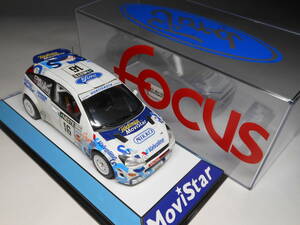 ミニチャンプス 1/43 フォード・フォーカス WRC…＃16 ペター・ソルベルグ／P.ミルズ　フィンランド・ラリー 2000（ケースにヒビあり））