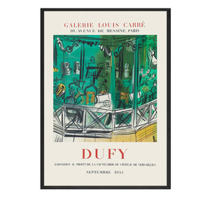 G56 Raoul Dufy ビンテージ モダン 現代アート イラスト キャンバスアートポスター 50×70cm インテリア 雑貨 海外製 枠なし A