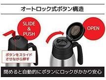 送料無料★サーモス 保温卓上ポット クリアステンレス 1.5L フィールドポット THY-1500 CS （クリアステンレス）_画像4