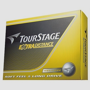   бесплатная доставка * Bridgestone Golf мяч TOURSTAGE extra distance 1 дюжина ( 12 штук входит ) желтый TEYX