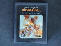 超レア アタリ2600 ゲーム カセット バスケットボール ATARI Atari VCS BASKETBALL 1978年 CX2624 No.6286_画像1