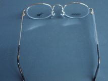 未使用 増永眼鏡 masunaga 眼鏡 メガネフレーム 種別: ハーフリム オーバル サイズ: 50□19-135 材質: チタン 型式: V-258 管理No.12390_画像7
