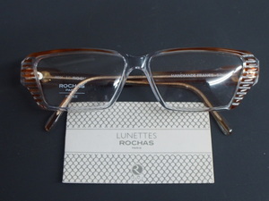 未使用 ビンテージ マダムロシャス ROCHAS PARIS 眼鏡 メガネフレーム 種別: フルリム サイズ: 57□12 材質: セル 型式: 4601 管理No.11040