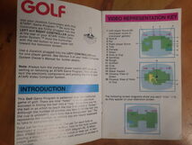 超レア アタリ2600 ATARI Atari VCS Atari2600 ゲーム 取扱説明書 ゴルフ GOLF CX2634 1980年 No.9722_画像3