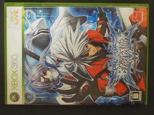 希少 名作 Microsoft XBOX360 エックスボックス アークシステムワーク ARC SYSTEM WORKS ブレイブルー BLAZBLUE ZTC00003 管理No.9371