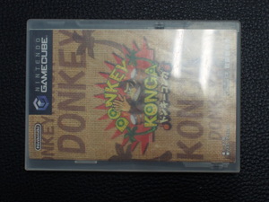 取扱説明書、箱付 希少 任天堂 ゲームキューブ ディスク Nintendo ドンキーコンガ DONKEY KONGA セット用 品番: DOL-P-GKGJ 管理No.16942