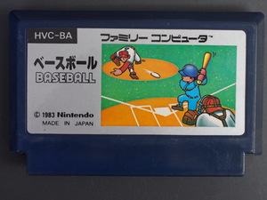 希少 任天堂 ファミリーコンピュータ ファミコン ROMカセット カセット ベースボール BASEBALL HVC-BA 管理No.0242