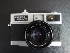 レトロ 名機 フィルムカメラ ペトリカメラ PETRI ESオート ES AUTO レンズ:F=38mm 1:2.7 PETRI LENS 日本製 管理No.13252