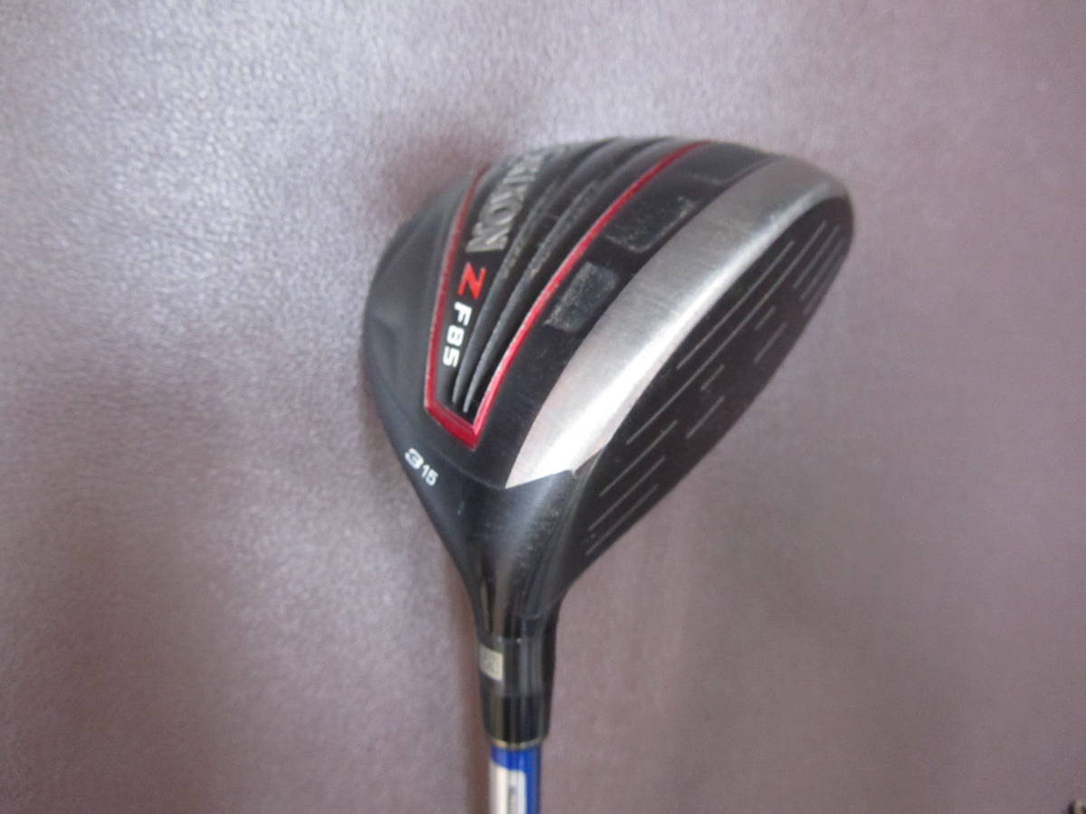 中古★税込 スリクソン ZF85 フェアウェイウッド #3 15° Miyazaki MIZU 硬さ7S ヘッドカバー付き
